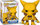 Figurë koleksionuese Funko POP Pokemon Abra Alakazam, vinil, shumëngjyrëshe