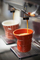 Филџан REVOL Froisses Cup Twist, 80 ml, портокалова
