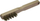 Furçë dore Wolfcraft 3-Row Hand Brush WF2725000, 200mm, tela bronzi, dru i natyrshëm