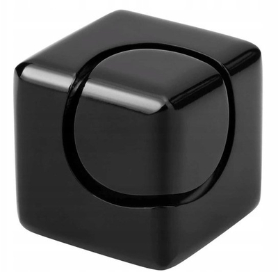 Lodër antistres Bopster Fidget Spinner Cube, alumin, kompakte, e zezë