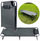 Shtrat kampingu Platinet 600D Oxford, i palosshëm, 185x65x30 cm, i gjelbër