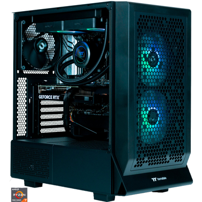 Kompjuter gaming Toughline Liquid C300A, Ryzen 7 7800X3D, RTX 4070 Super 12GB, 32GB RAM, 1TB SSD, i zi