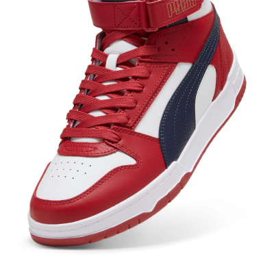 Машки патики Puma RBD Game M 385839 23, гумен ѓон, со врвки, црвено сино бело