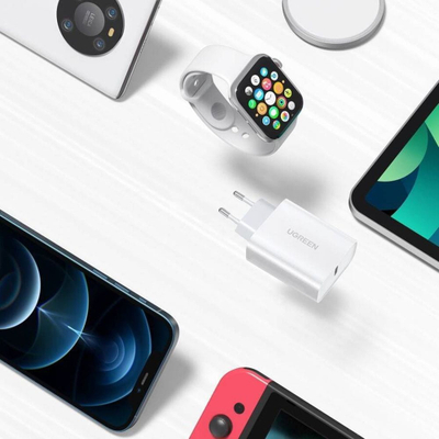 Karikues muri Ugreen USB, Power Delivery 3.0, 20W, i bardhë
