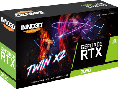 Kartelë grafike Inno3D GeForce RTX 3050 Twin X2 8GB GDDR6