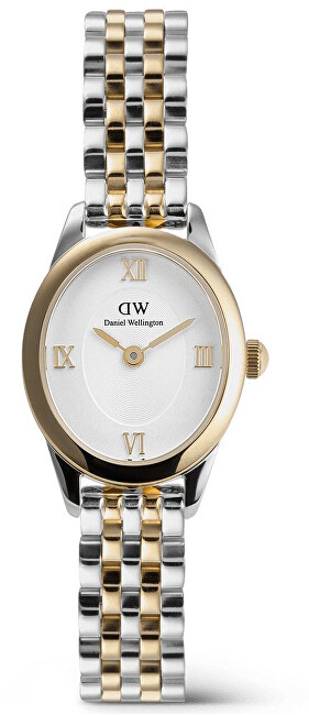 Orë dore për femra Daniel Wellington Ophelia Mini Two Tone Gold, e argjendtë/artë