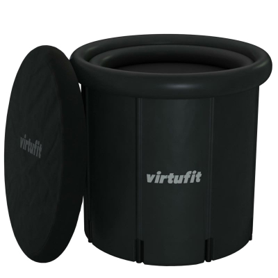 Vaskë akulli VirtuFit Ice Bath XXL, 375L, me aksesorë, antracit