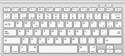 Tastierë wireless Omoton KB088, Bluetooth, me mbajtëse tableti, argjendtë