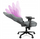 Rrëshqitësa karrige gaming Yumisu 2054 Magnetic, set aksesorësh zëvendësues, gri e zezë