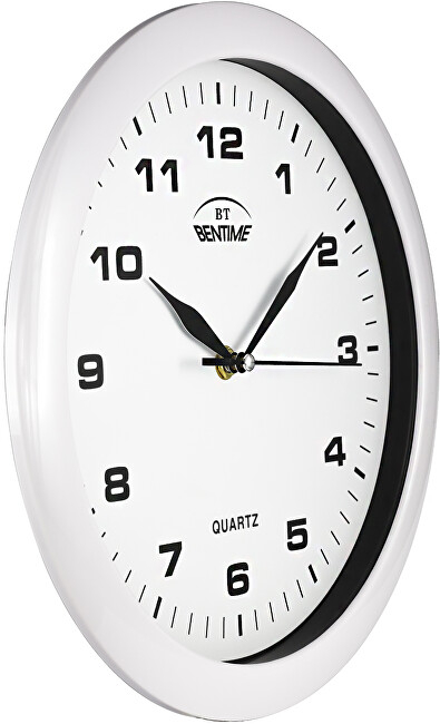 Orë muri Bentime H01-SW8047W, e bardhë