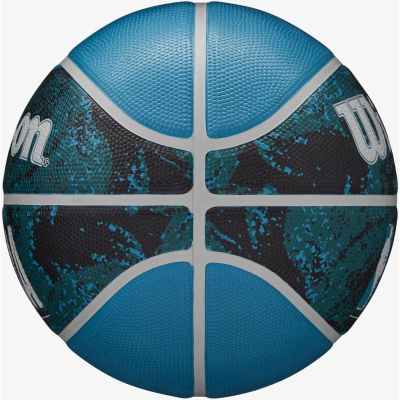 Top basketbolli Wilson NBA Drv Plus Vibe, nr. 7, për jashtë edhe brenda, zi blu