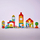 Set lodrash LEGO DUPLO Classic Alphabet Town 10935, edukim, shumëngjyrësh