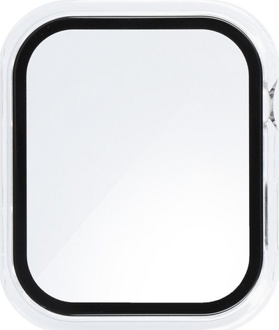 Mbulesë ore Bestsuit Flexible për Apple Watch Series 7 8, 45mm, me xham mbrojtës, transparente