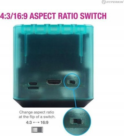 Ретро гејминг конзола Hyperkin RetroN 10, повеќеплатформска, HDMI, сина