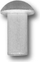 Nitë alumini me kokë të rrumbullakët, 6.0x10 mm, argjendi