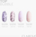 Top coat xhel për thonj Claresa Top Bubble, efekt mat, gold, 5 g