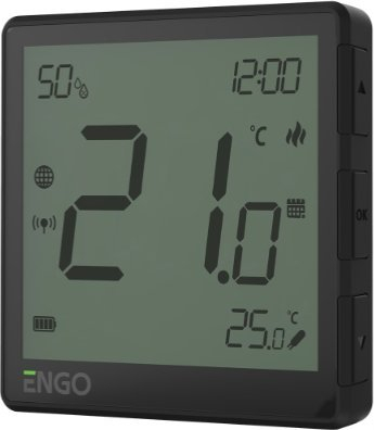 Set termostatesh inteligjent Engo EONE230B me gateway EGATEZB, ZigBee, 230V, i zi