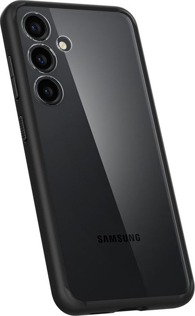 Kapak telefoni Spigen Ultra Hybrid për Samsung Galaxy S24, transparent, i zi mat