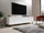 Komodë Bed Meble RTV Etna, 200x42x52 cm, MDF chipboard, e bardhë mat