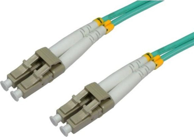 Kabllo fibër optike EFB Elektronik O0312.15, LC me LC, OM3 multimode, 15m, ngjyrë turkeze