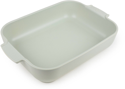 Pjatë pjekjeje qeramike Peugeot Appolia, 40 cm, drejtkëndëshe, jeshile sage
