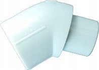 Fiting bërryl SIGMA-LI Nipple Elbow 45, 25 mm, PE, i zi