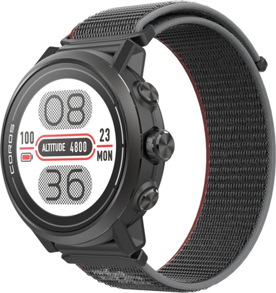 Orë sportive Coros Apex 2, GPS multisport, bateri gati 17 ditë, e zezë