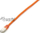 Kabllo patchcord Equip Cat6a, S / FTP, 15 m, e portokalltë