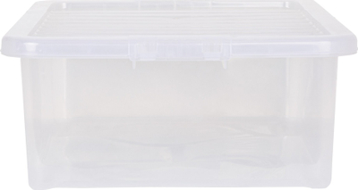 Kuti plastike ruajtjeje Wham Crystal Clear UBed NWT3852, 32L, transparente