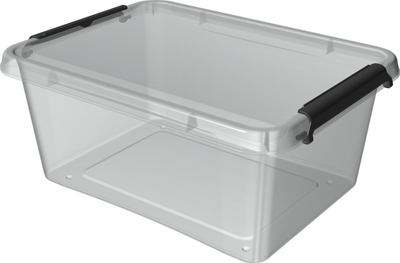 Kuti ruajtëse Orplast Simple Store, 12.5L, plastike, transparente