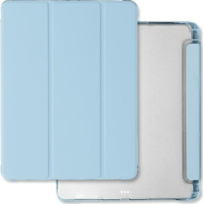 Mbulesë Mercury Clear Back Cover për iPad Pro 11 2024, me mbajtës Apple Pencil, blu e çelët