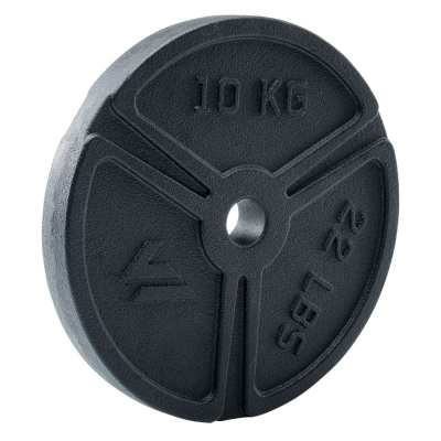 Disk peshe Allright Weight Plate, 10kg, vrimë 29mm, i zi