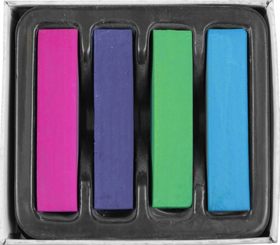 Set kreativ shkumsa flokësh ARPEX Creative Hair Chalk KO8823, 4 ngjyra
