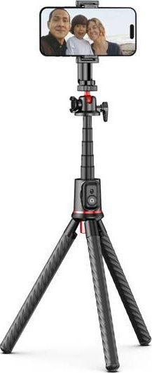 Selfie stick tripod Tech-Protect L07S, Bluetooth, i harkum, i zi