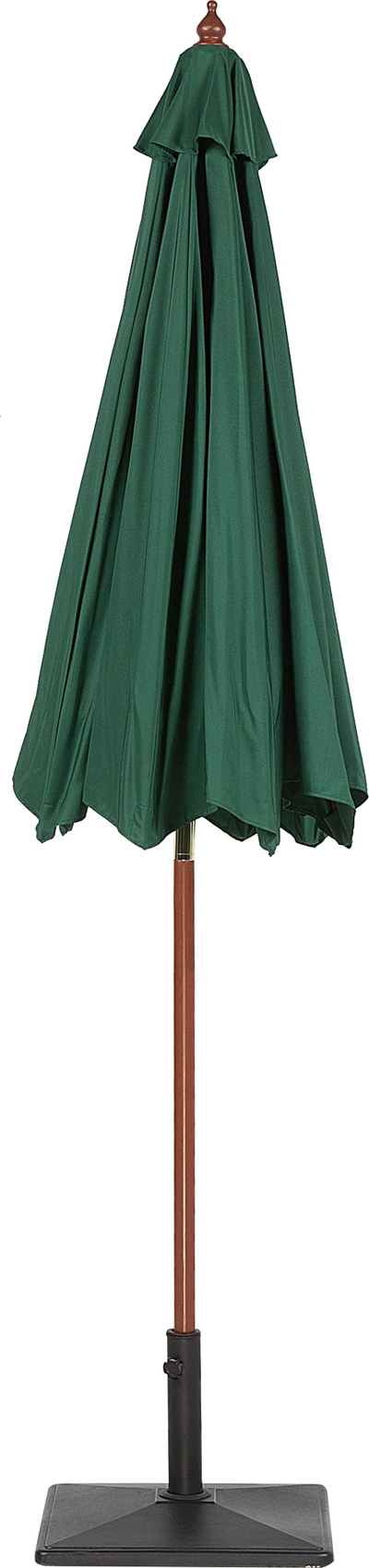 Çadër kopshti Beliani Toscana, 270cm, mbrojtje UV, jeshile e errët