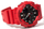 Orë për meshkuj Casio G-Shock GA100B-4A, e kuqe