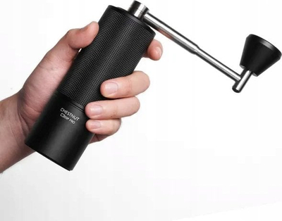 Mulli manual për kafe Timemore C3 ESP Pro, burr çeliku, për espresso dhe filter, i zi