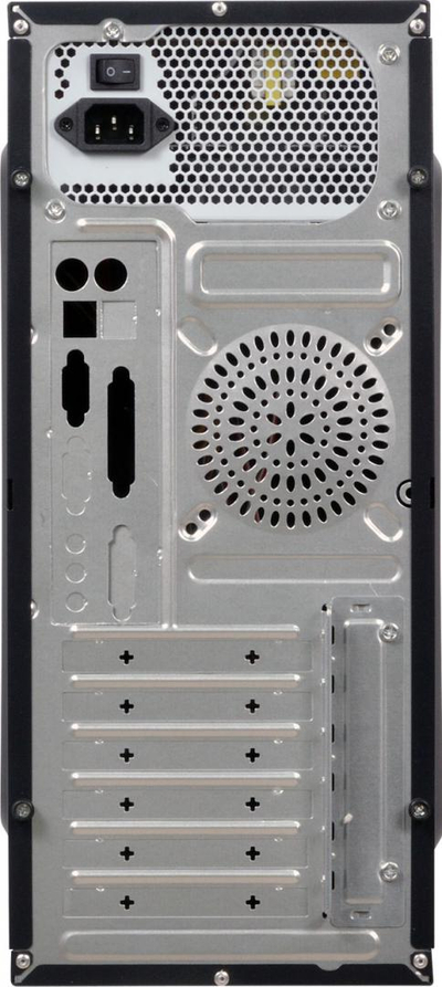 Куќиште за компјутер Spacer New Mercury, ATX MidTower, со напојување, црно