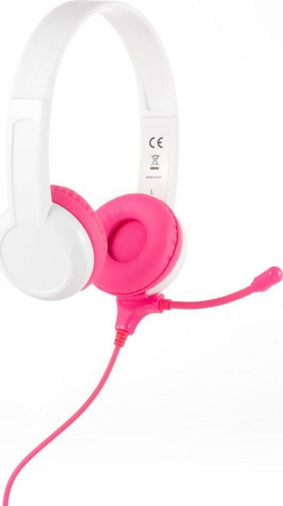 Kufje me mikrofon BuddyPhones, StudyBuddy, të bardha