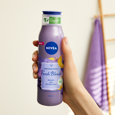 Xhel dushi Nivea Fresh Banana & Acai 300 ml