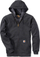 Bluzë me kapuç Carhartt, e lirshme, material mesatar për punë, me zinxhir komplet, L, gri