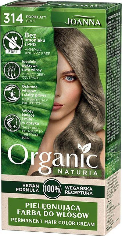 Ngjyrë flokësh Joanna Naturia Organic Nr. 314 Hiri