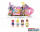 Set lodrash ndërtimi Sluban Girls Dream Tourbus M38-B1165, autobus turneu, shumëngjyrësh