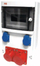 Panel shpërndarës fiks PCE STAR 9016850W, 2x32A 5P, IP44, i bardhë