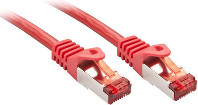 Kabllo rrjeti Lindy Patchcord (47360), Cat.6, S/FTP, 0.3m, e kuqe