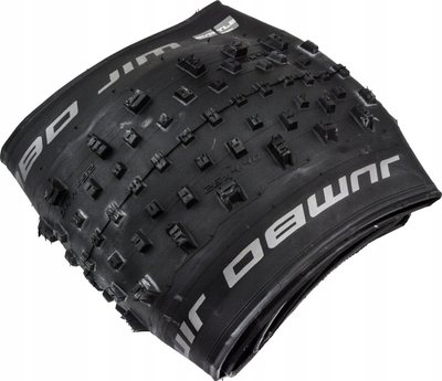 Гума за велосипед Schwalbe Jumbo Jim 26\", 4.40, Tubeless Evo Super Ground Addix Speedgrip, црна