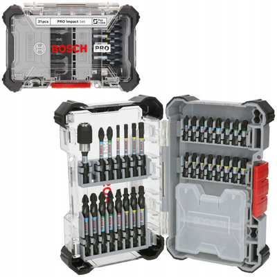 Set bitash Bosch Professional 2608521U71, 43 copë, me kuti plastike