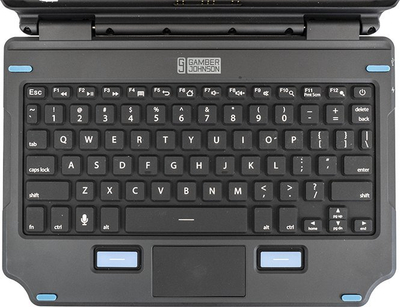 Tastierë mobile Gamber-Johnson 7160-1869-00, QWERTY US English, me ndriçim, e zezë