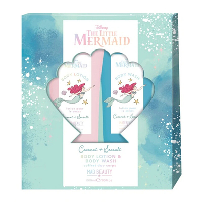 Set kozmetik Mad Beauty Little Mermaid, xhel dushi 150 ml + losion trupi 150 ml