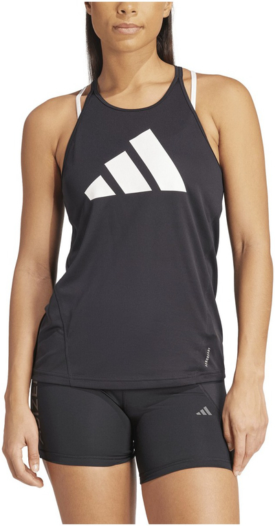 Maicë pa mëngë sportive Adidas Run It për femra, frymëmarrëse, e zezë
